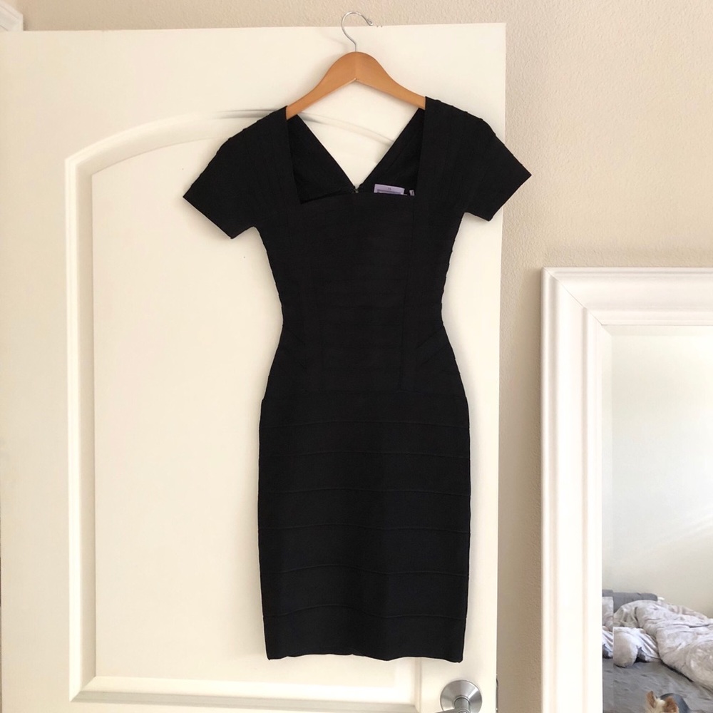 🖤 HERVE LEGER Authentic Bandage Midi Dress XS